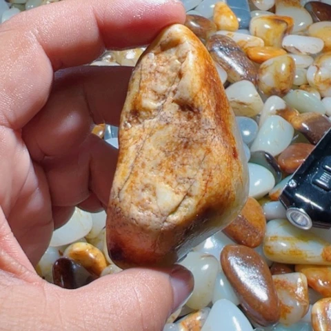 和田玉（糖玉）手链未镶嵌18