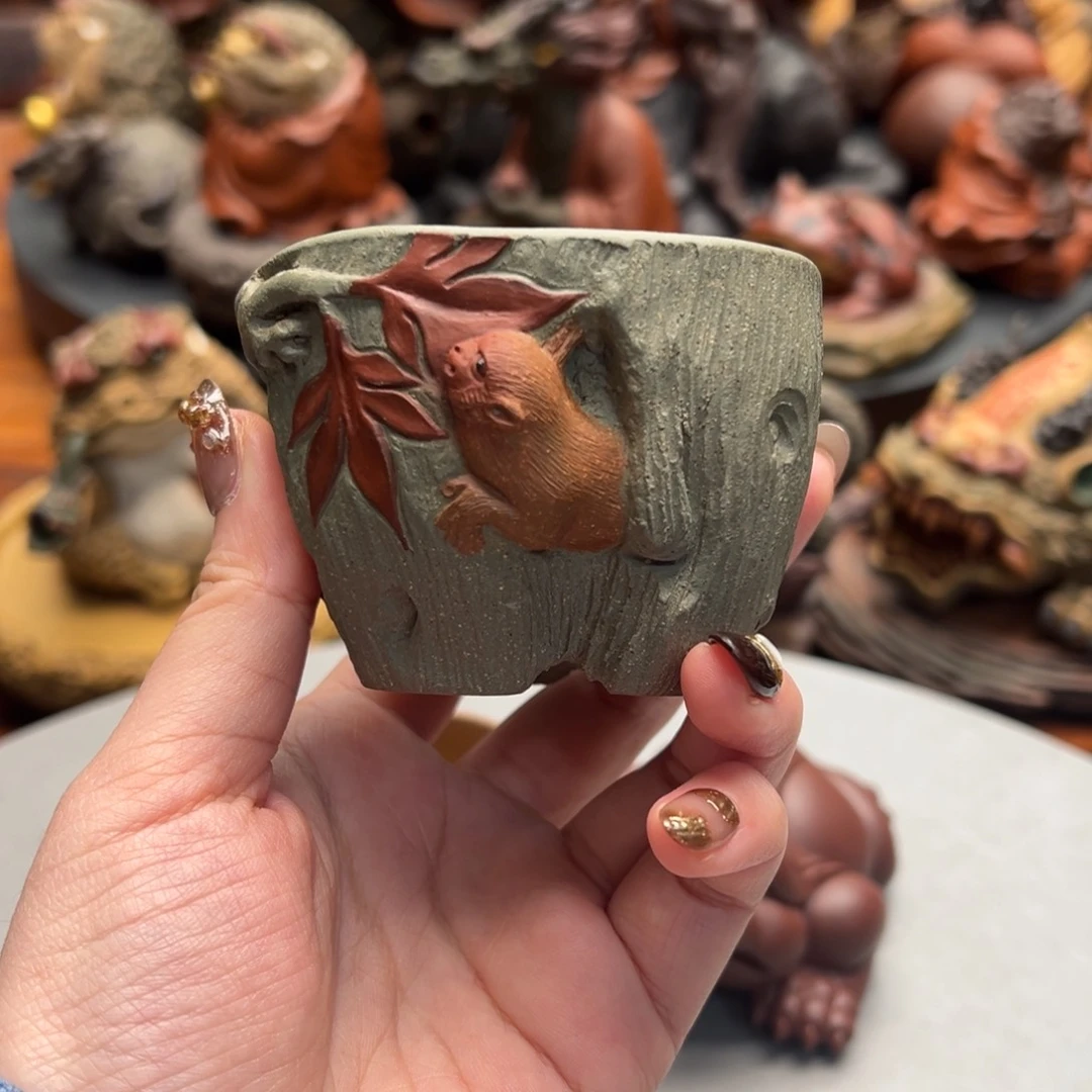 紫砂茶杯紫砂茶宠