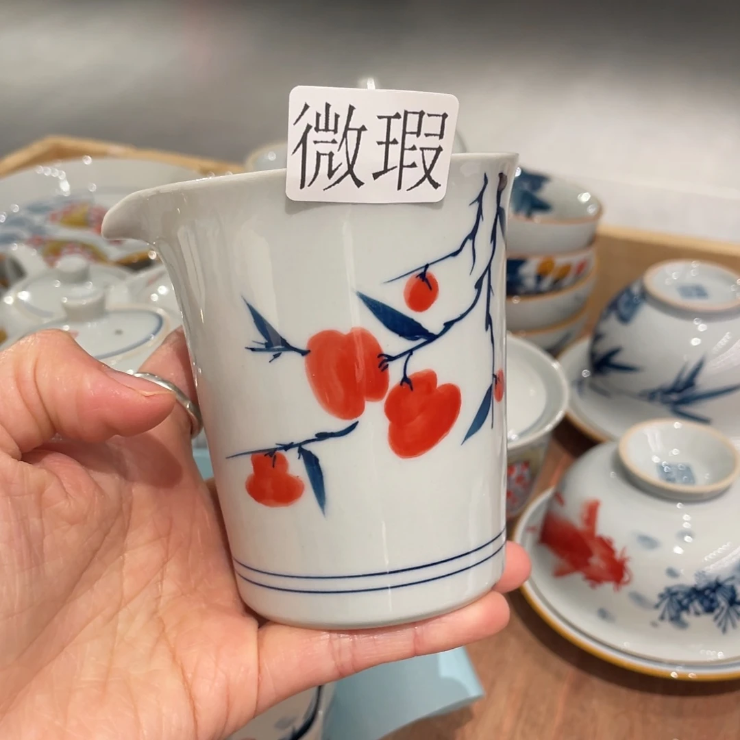 有瑕釉下彩纯手绘