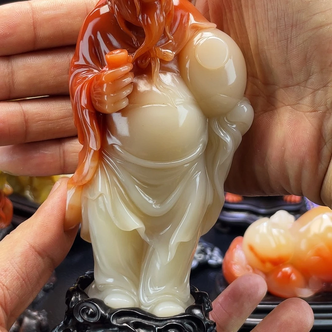 寿山石老*湖寿山石雕刻