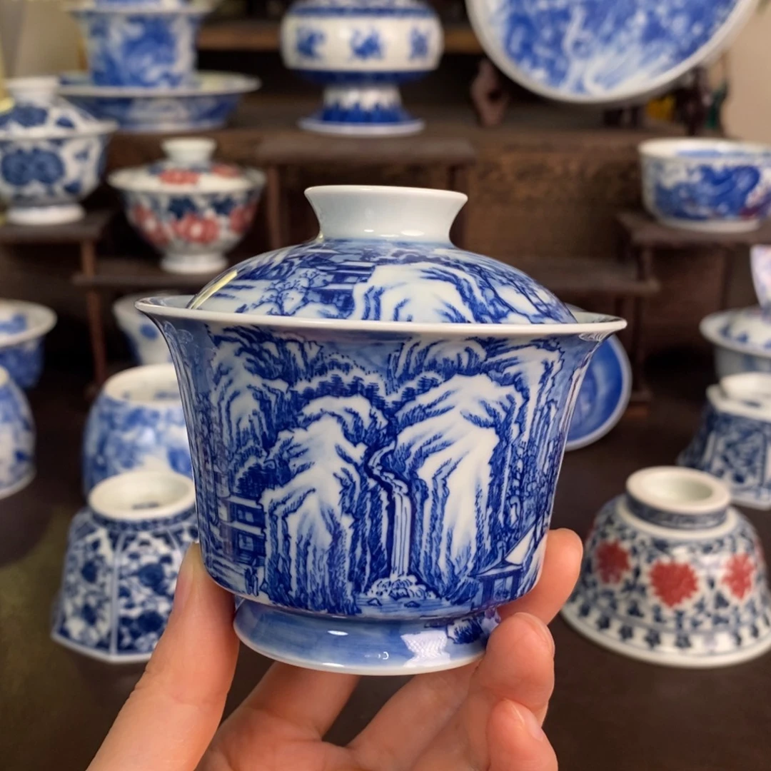 景德镇陶瓷手工手绘