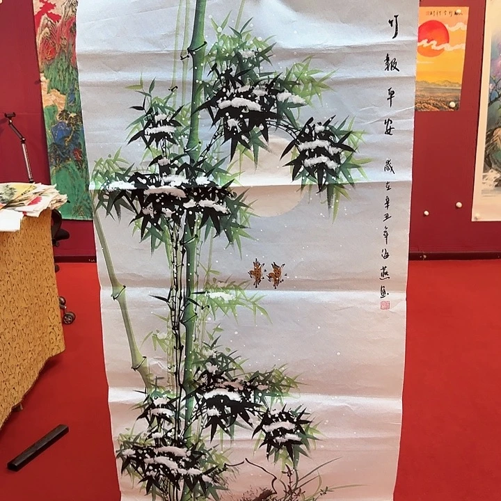 国画小姐姐卖好国画