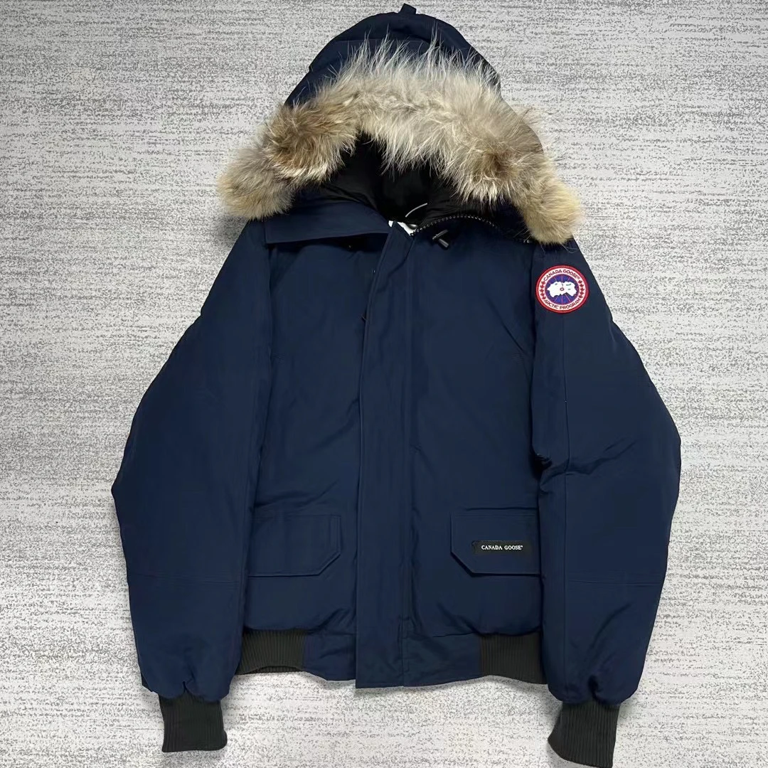 99新 CANADA GOOSE 加拿大鹅 蔚洋蓝色飞行员chilliwack羽绒服 S