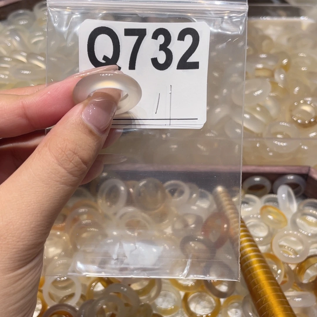 玛瑙/玉髓未镶嵌戒指732