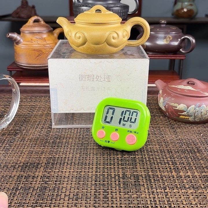 灯***）茶壶紫砂宜兴原矿泥料手工紫砂壶