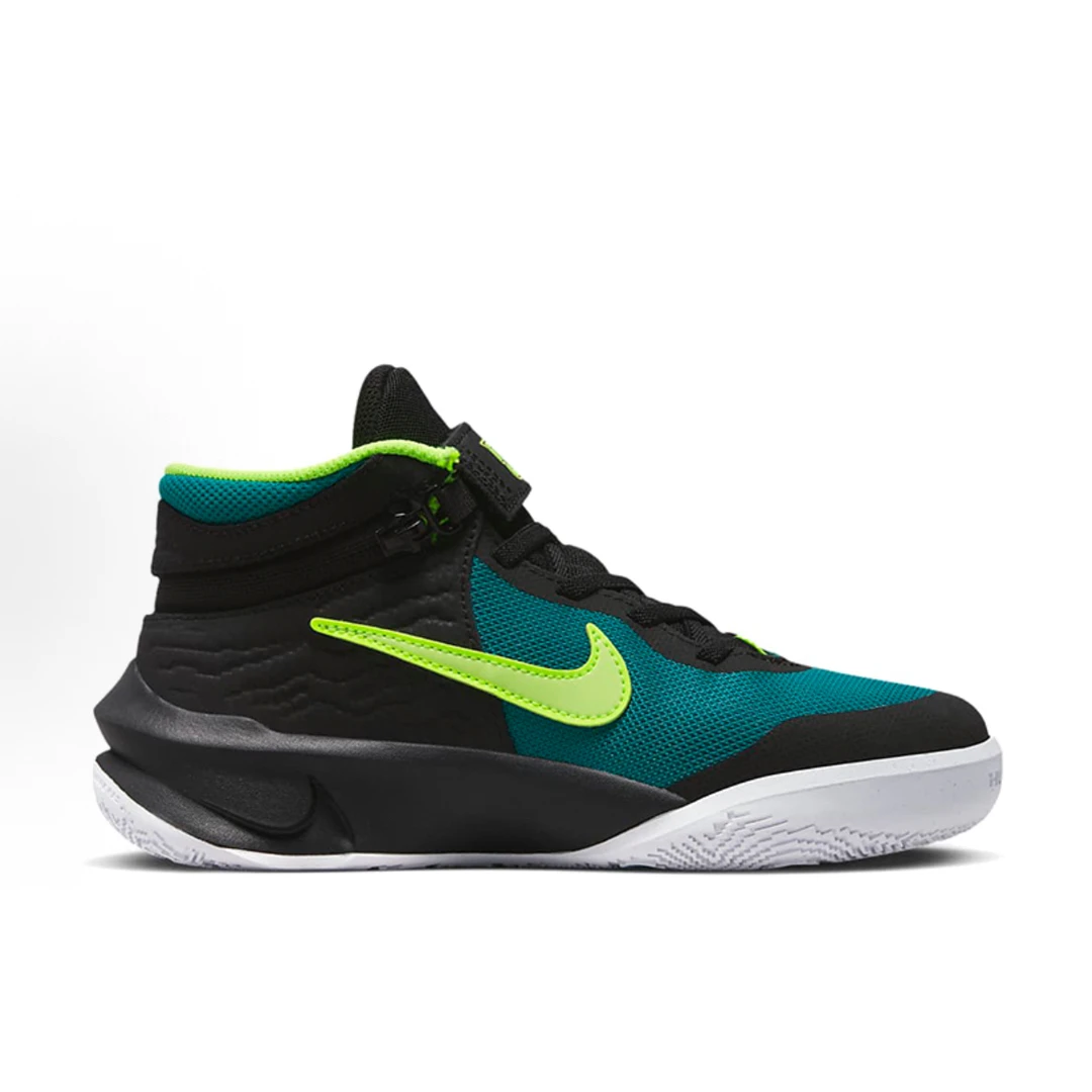 Nike Team Hustle D 10 FlyEase 实战防滑减震耐磨 儿童篮球鞋