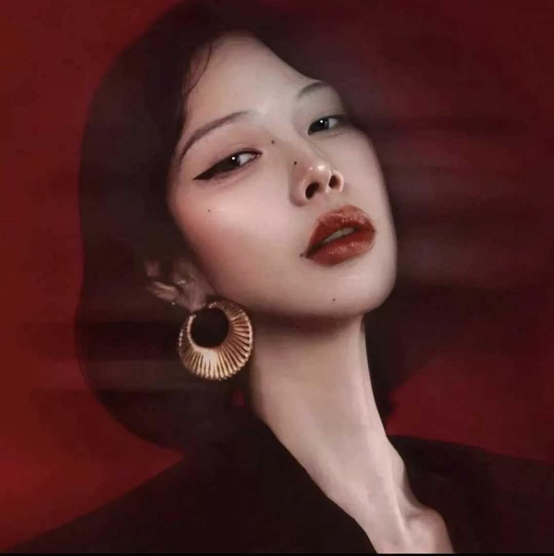 铜合金耳饰 欧美复古金属线条编织缠绕耳环夸张大气小众高级耳圈