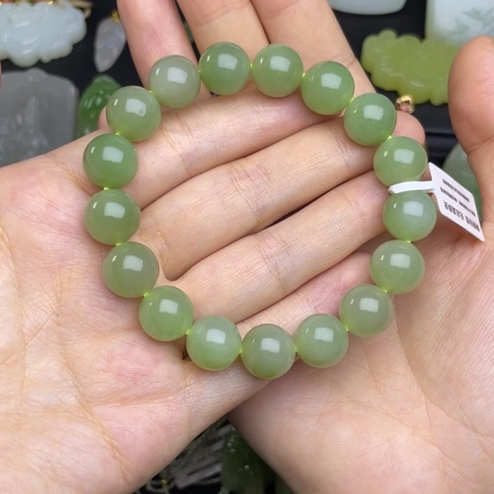 和田玉未镶嵌手串