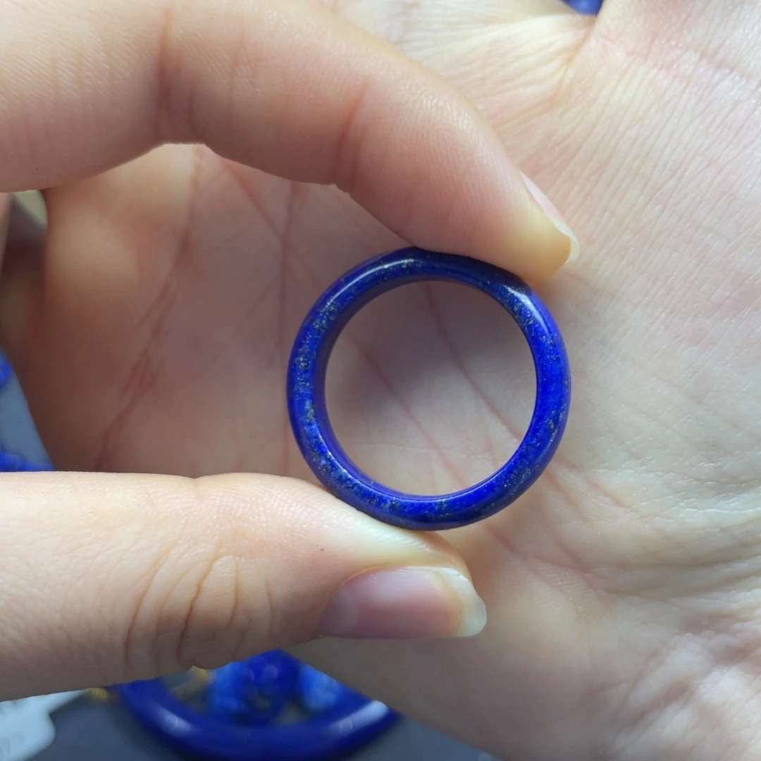 青金石未镶嵌戒圈