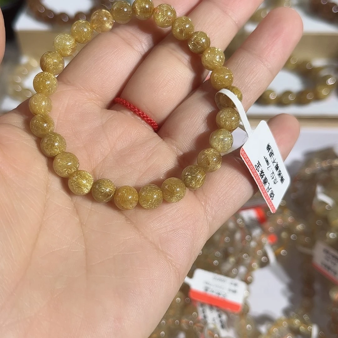 手串未镶嵌水晶晶莹剔透