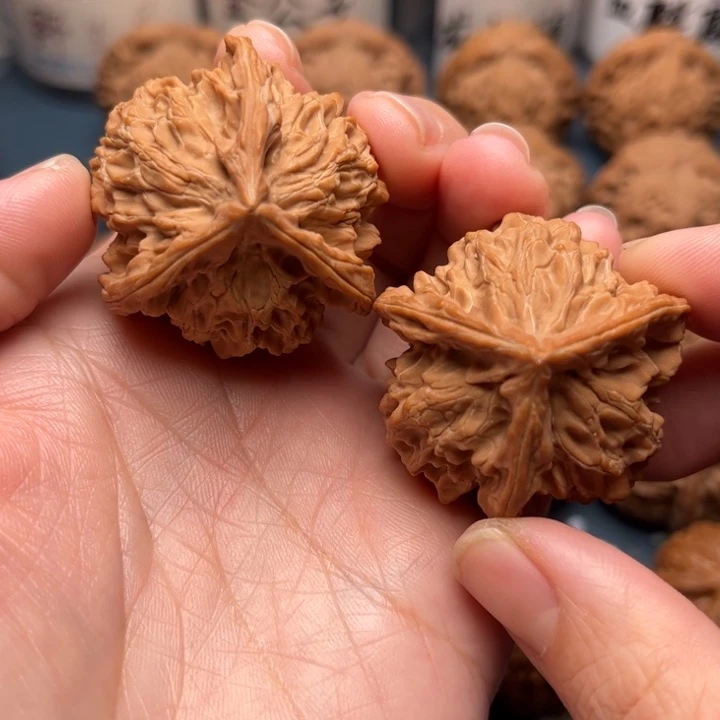 吊坠文玩核桃39盘山三棱