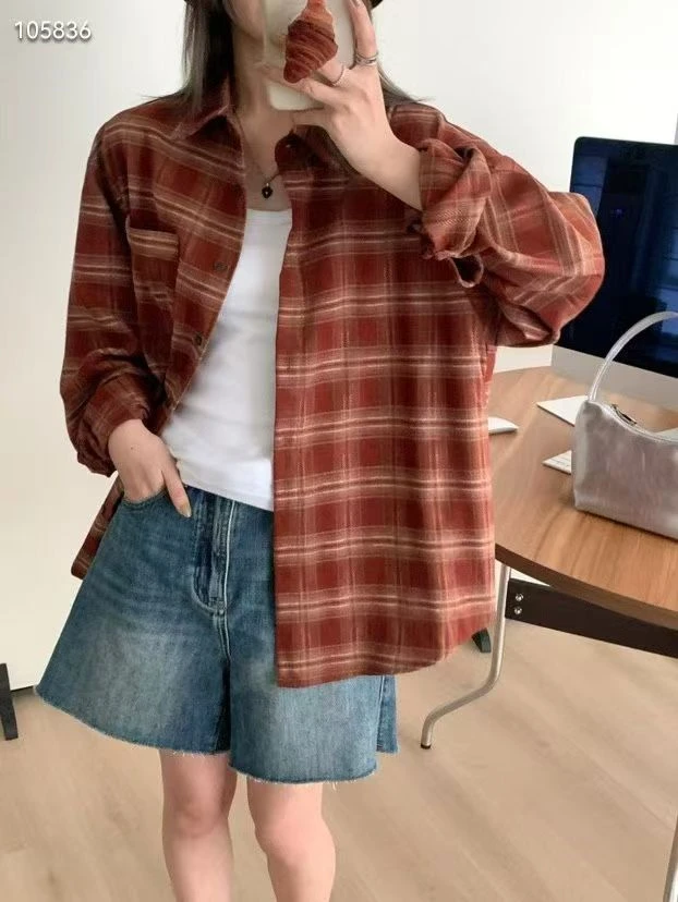 2025早秋韩板文艺复古潮流女款时尚休闲宽松老钱风痞帅炸街风女装