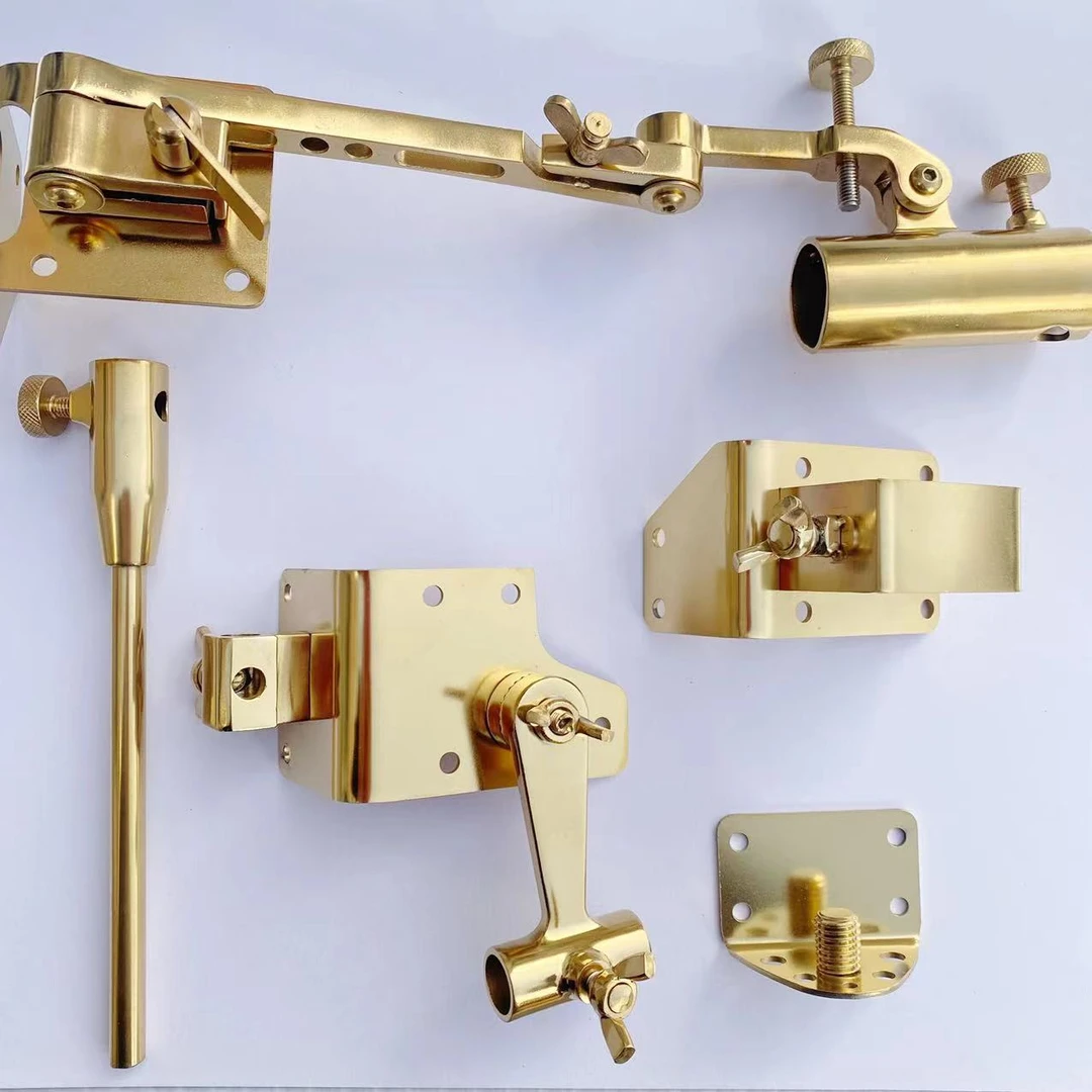 加厚不锈钢万向包角拐角炮台支架钓箱配件直角斜角适用