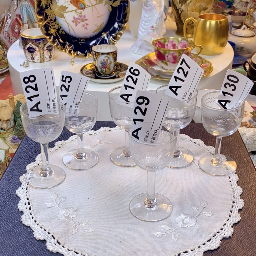 班***儿瓷片瓷器欧瓷咖啡杯水晶杯