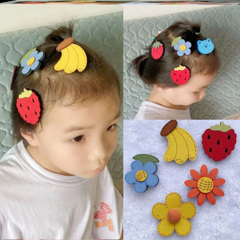 婴儿女童魔法贴宝宝头发魔术贴碎发贴刘海贴蝴蝶领结宝贝粘粘头发