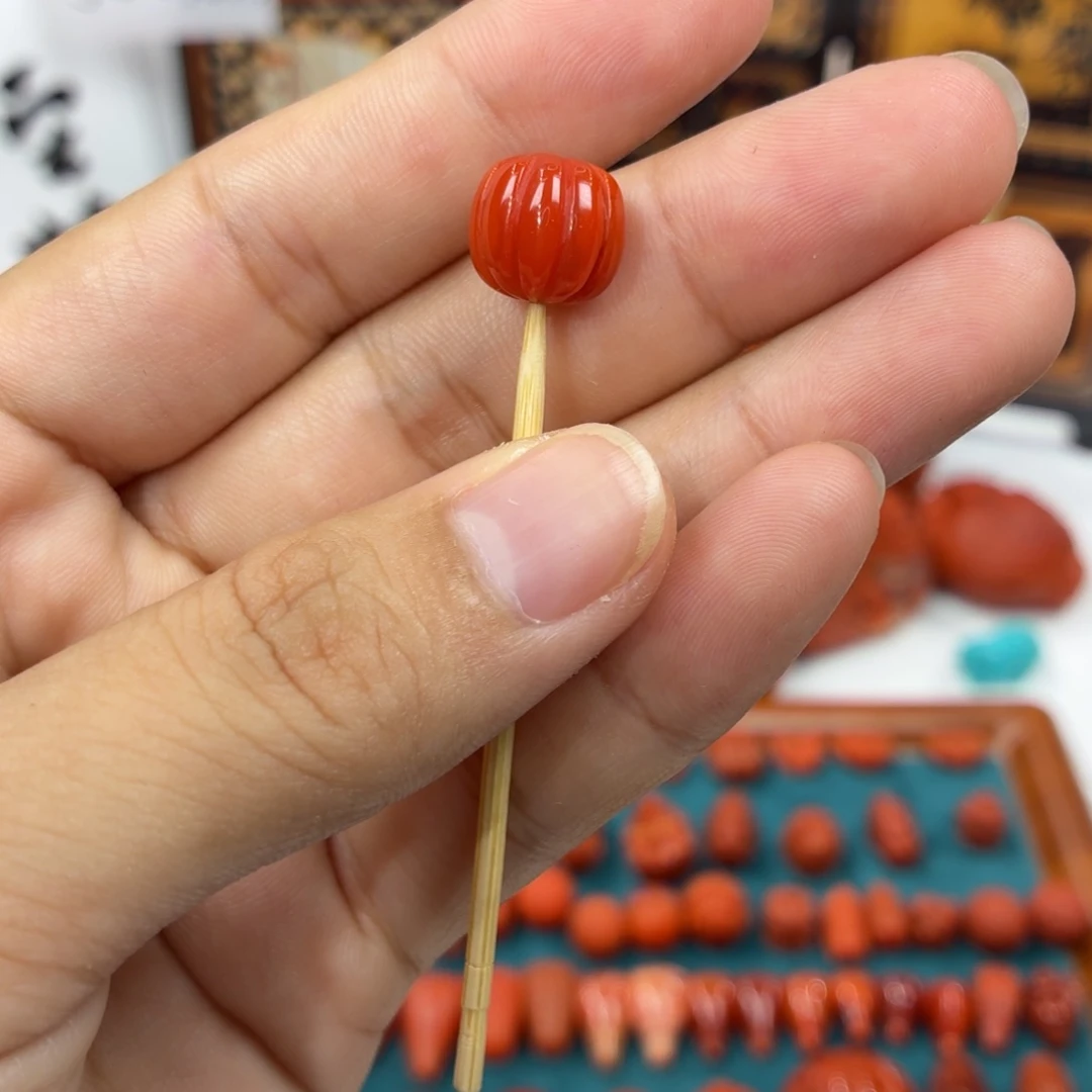 南红玛瑙合金颈饰11mm
