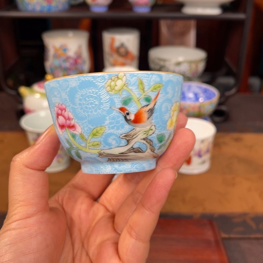 摆件陶景德镇手工手绘陶瓷