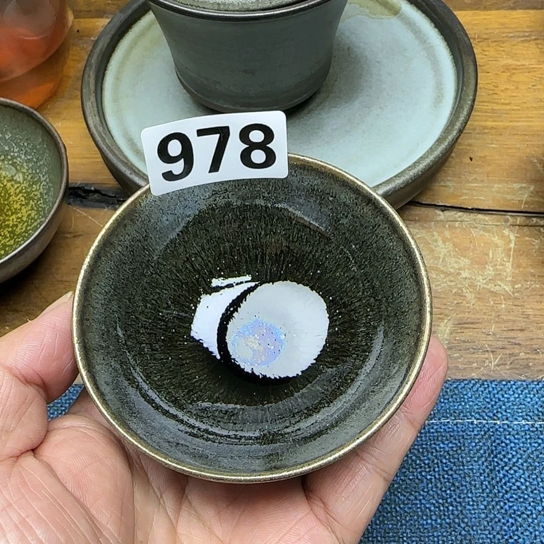 茶盏建盏杯建盏龙窑柴烧杯