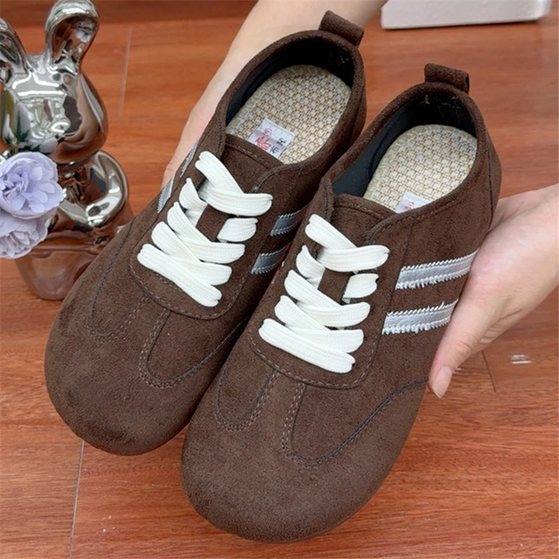 德训鞋春秋轻便爆款鞋子平底百搭透气运动阿甘鞋女时尚老北京布鞋