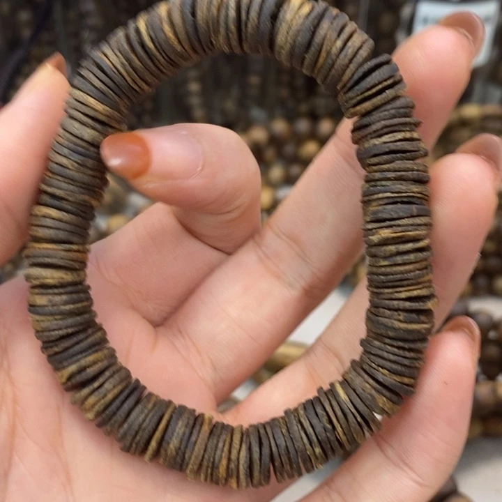 沉香沉香碎屑沉水白奇1.0皮油片珠