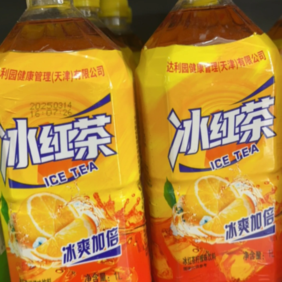 达利园冰红茶柠檬味1升