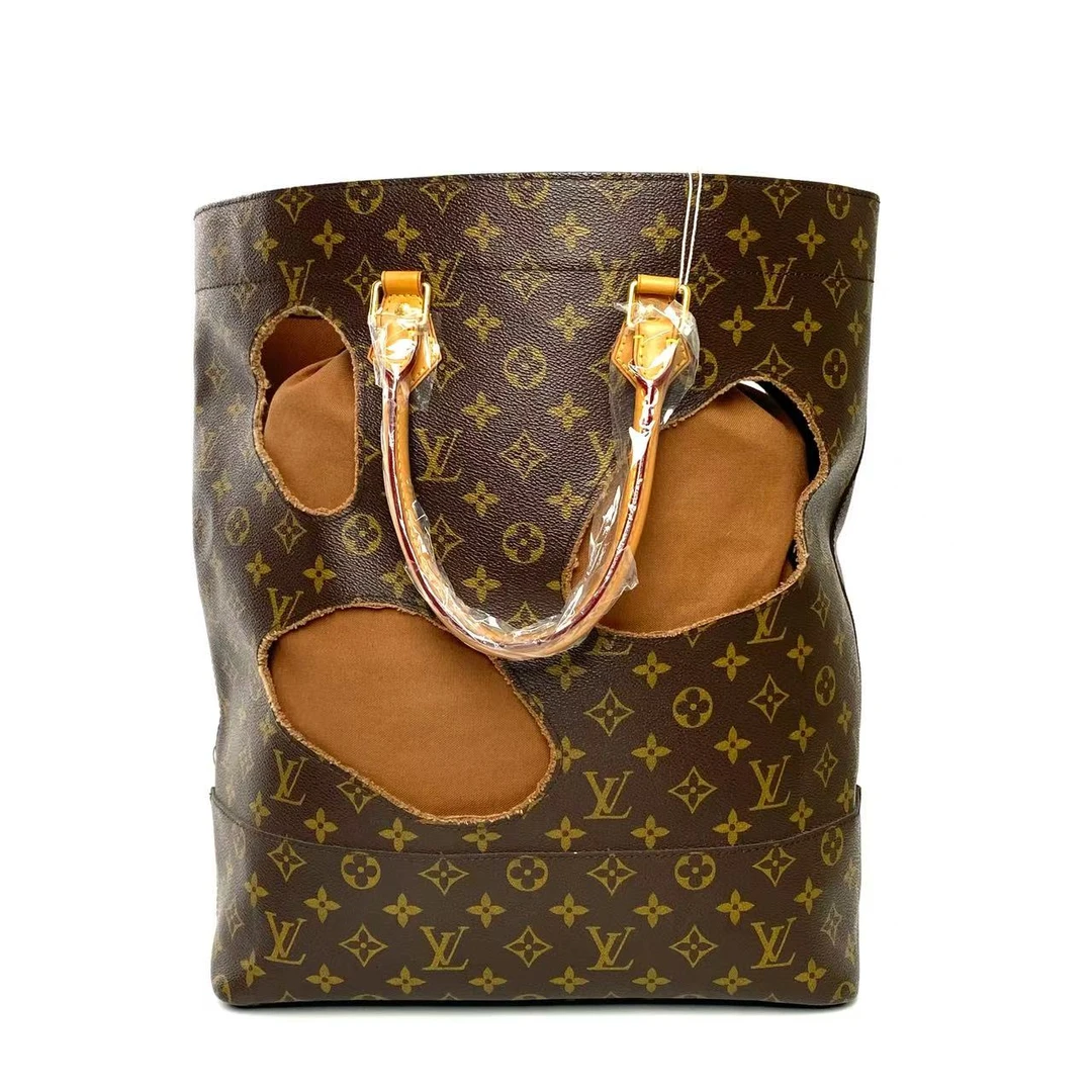 95新 LouisVuitton/路易威登 【安则专属】老花破洞托特包