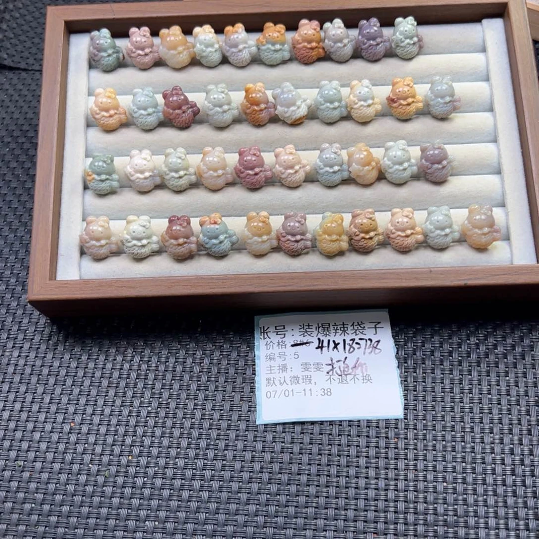 装***子石英质玉未镶嵌珠宝半成品