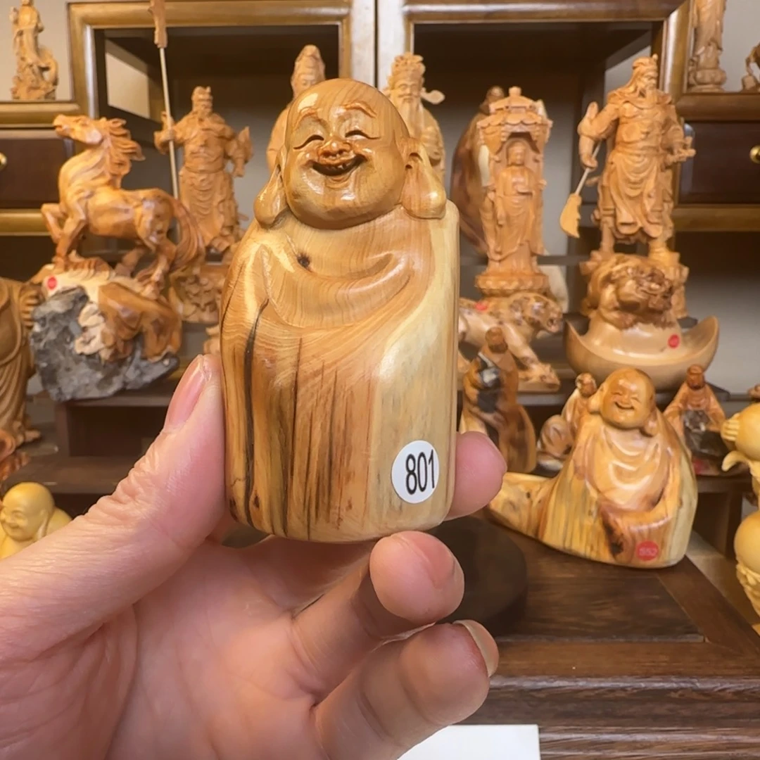 崖柏小木匠艺雕一物一拍