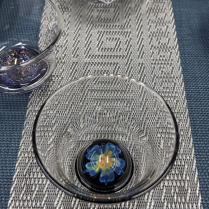 蓝花主人杯一只装