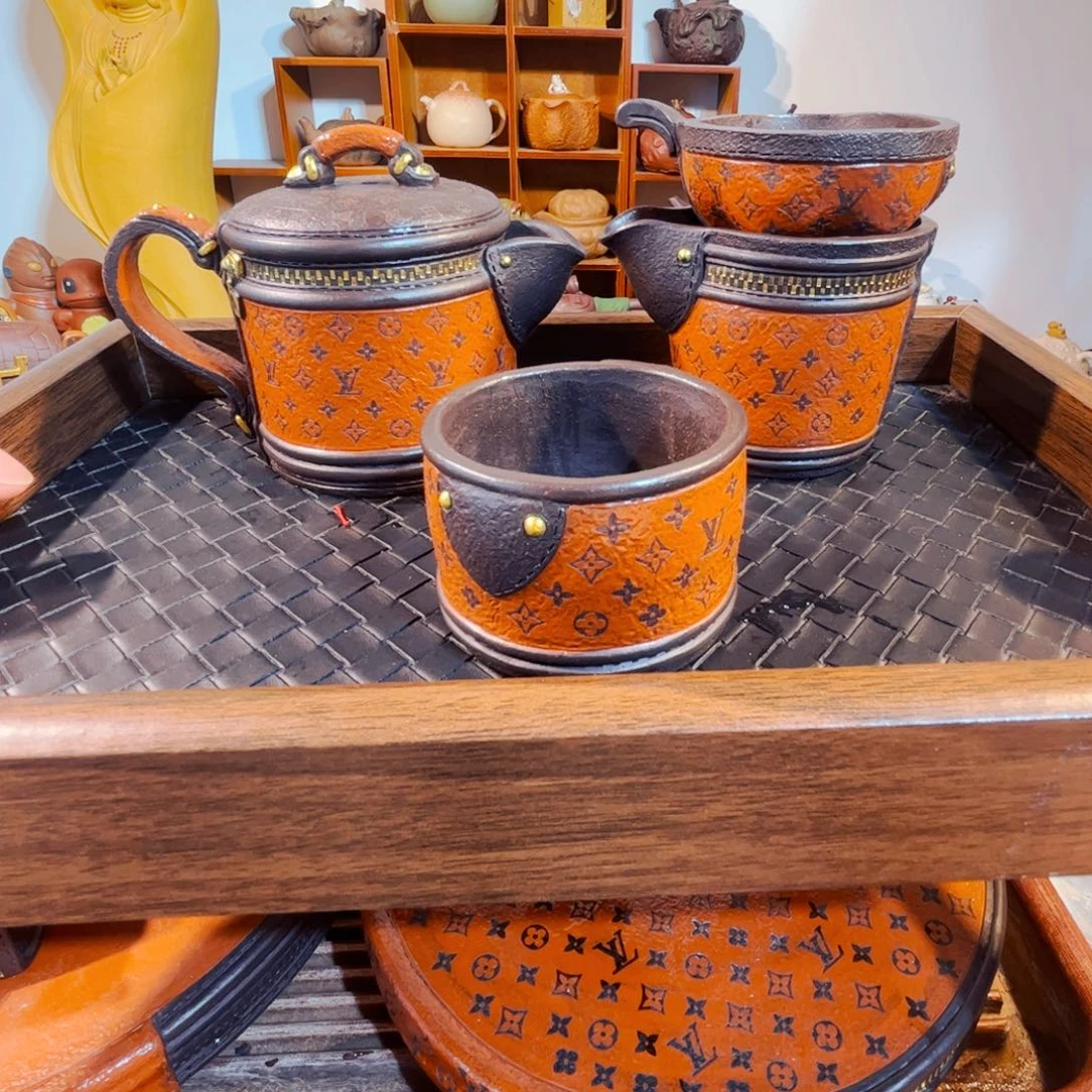 锦***李紫砂茶宠纯天然手工制作工艺