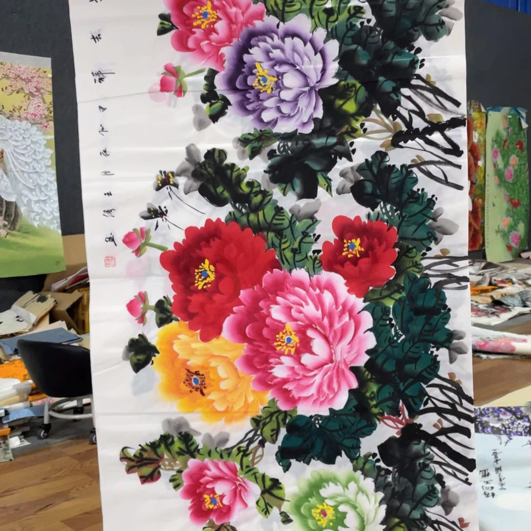 国画国画作品画心一张