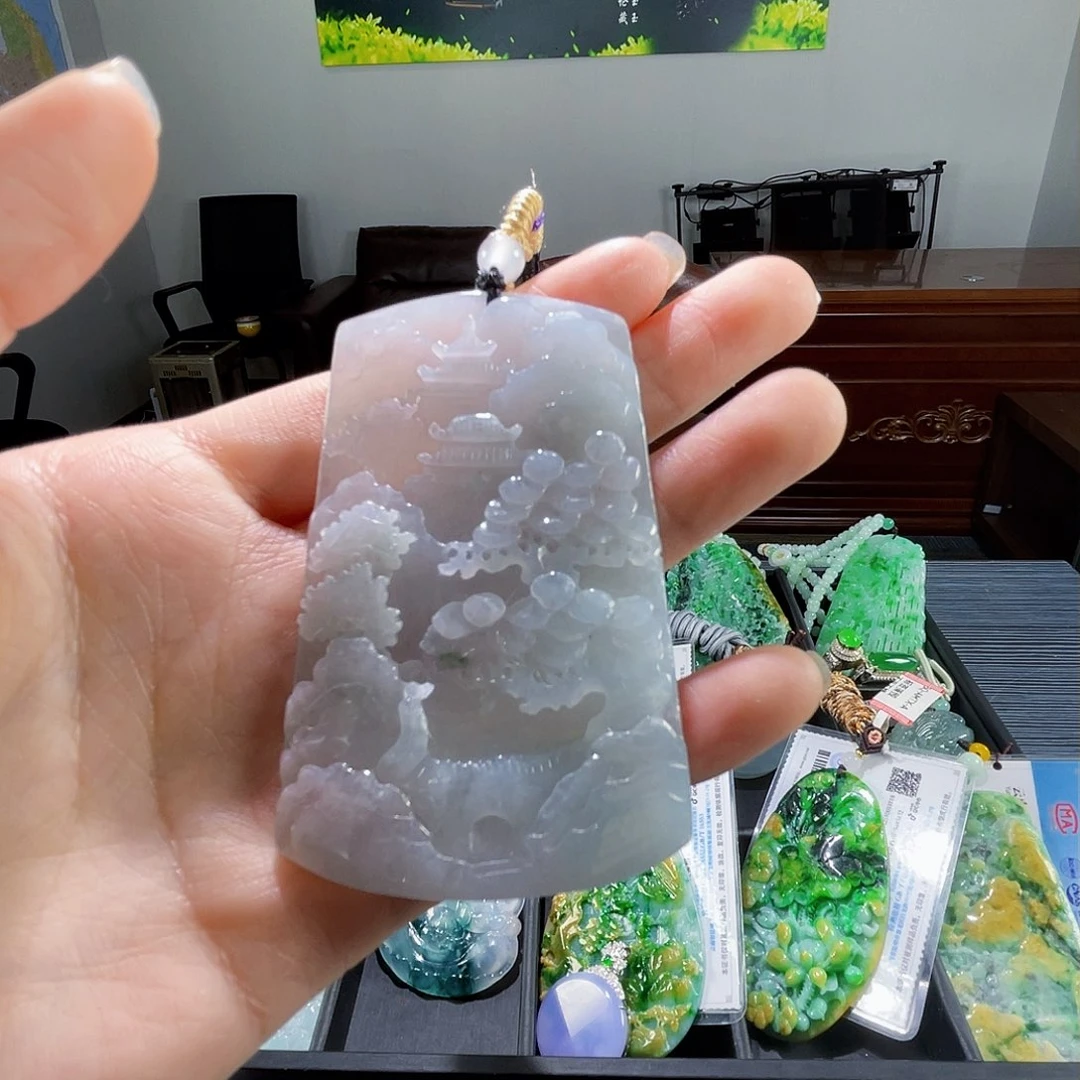 颈饰未镶嵌翡翠翡翠