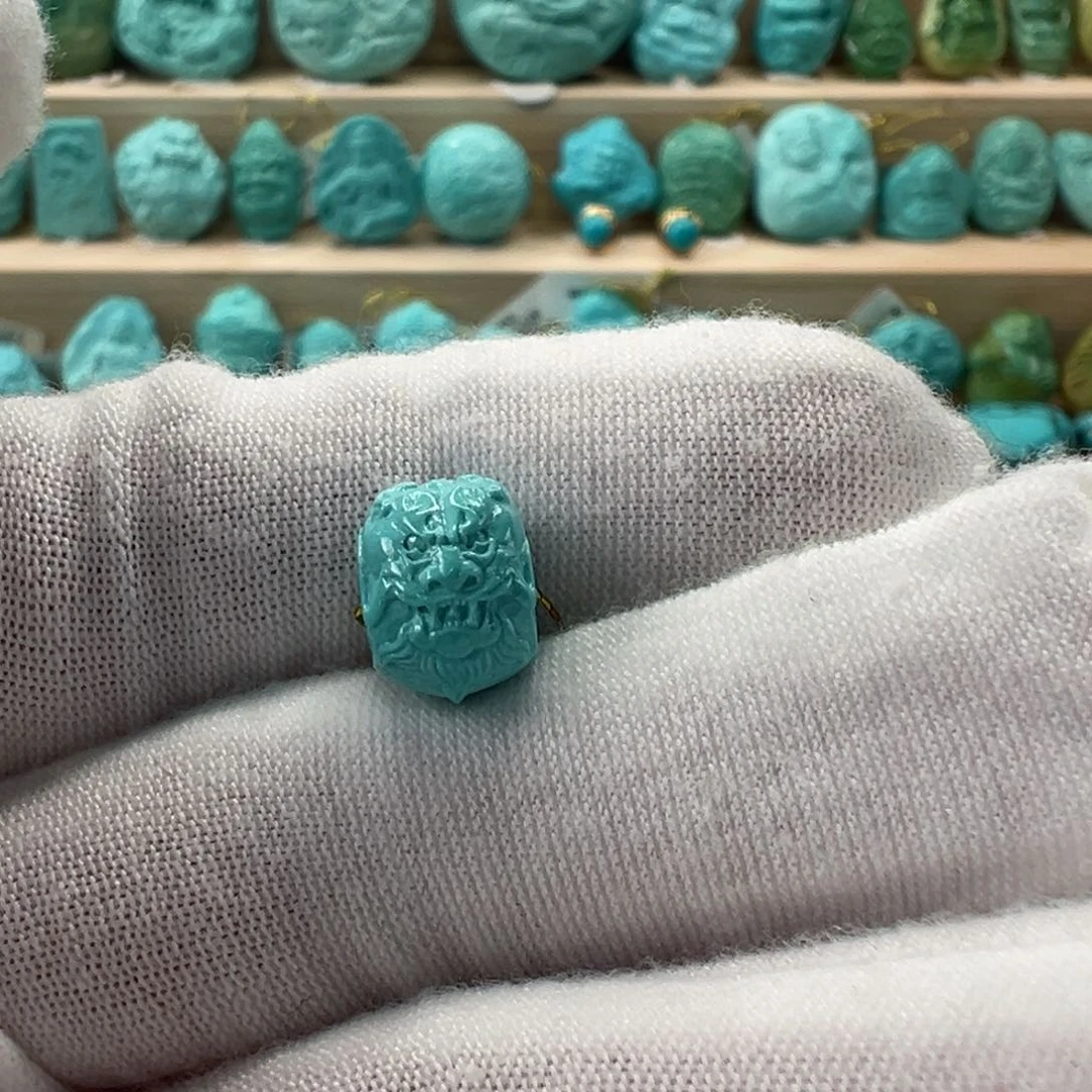 未镶嵌绿松石龙珠10.4mm
