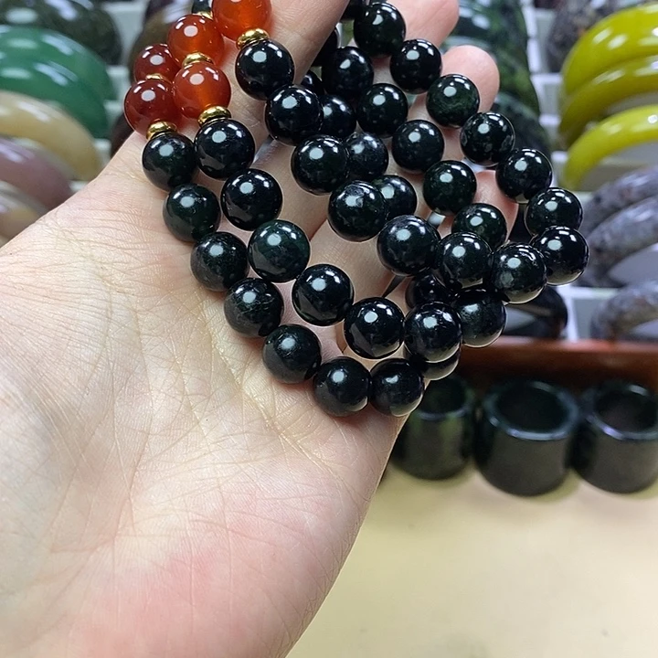 蛇纹石玉未镶嵌手串