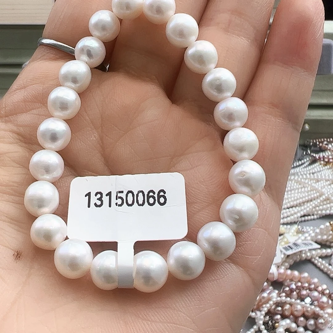 淡水珍珠手镯银S925镶嵌