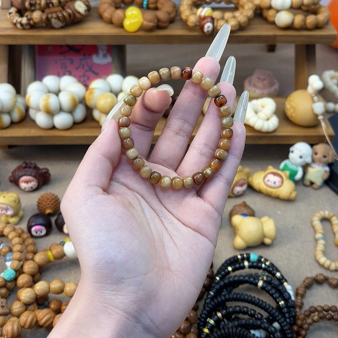 ᴰ***娘吊坠菩提根/象牙果龙脊菩提手串