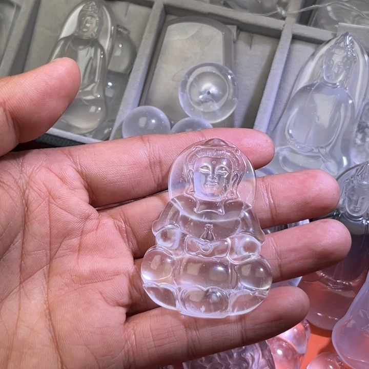 石英质玉银S925镶嵌颈饰