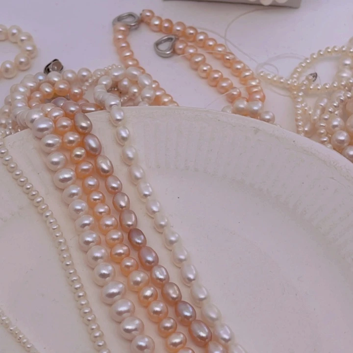 未镶嵌淡水珍珠耳钉