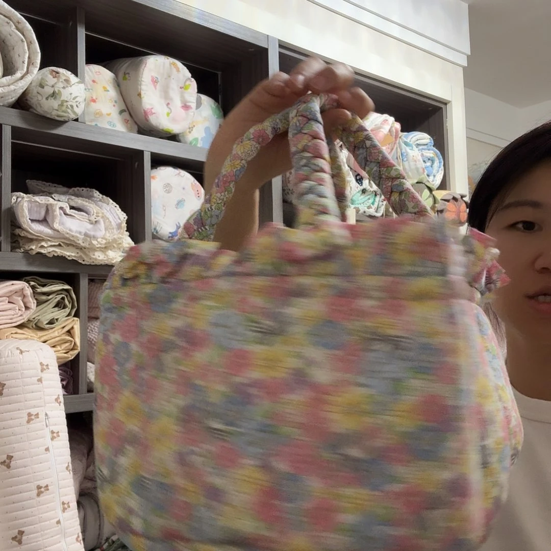 棉粉色蝴蝶结收纳筐