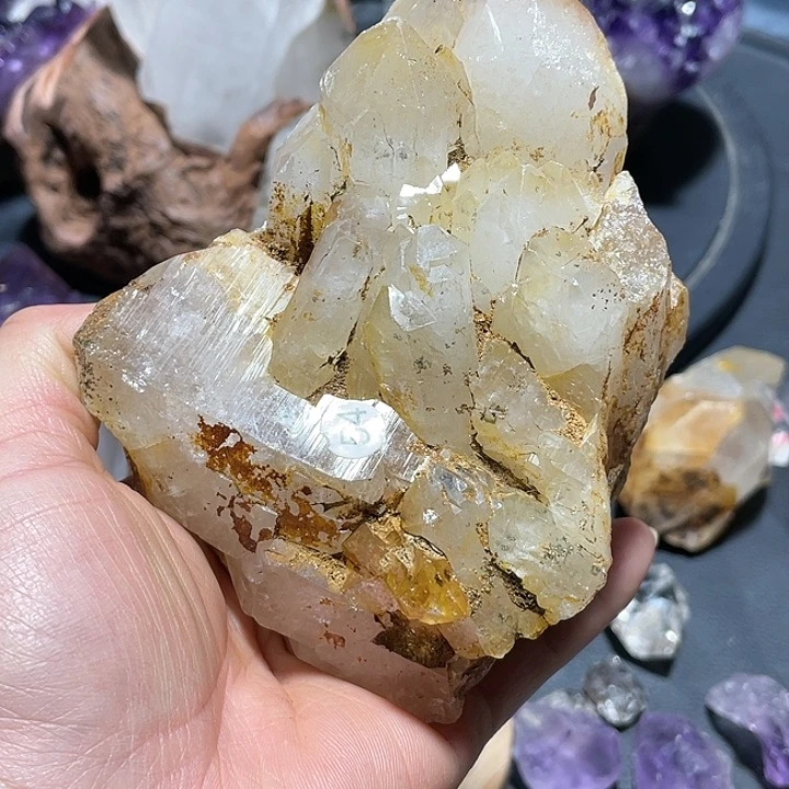 水晶水晶未镶嵌杠*开水晶