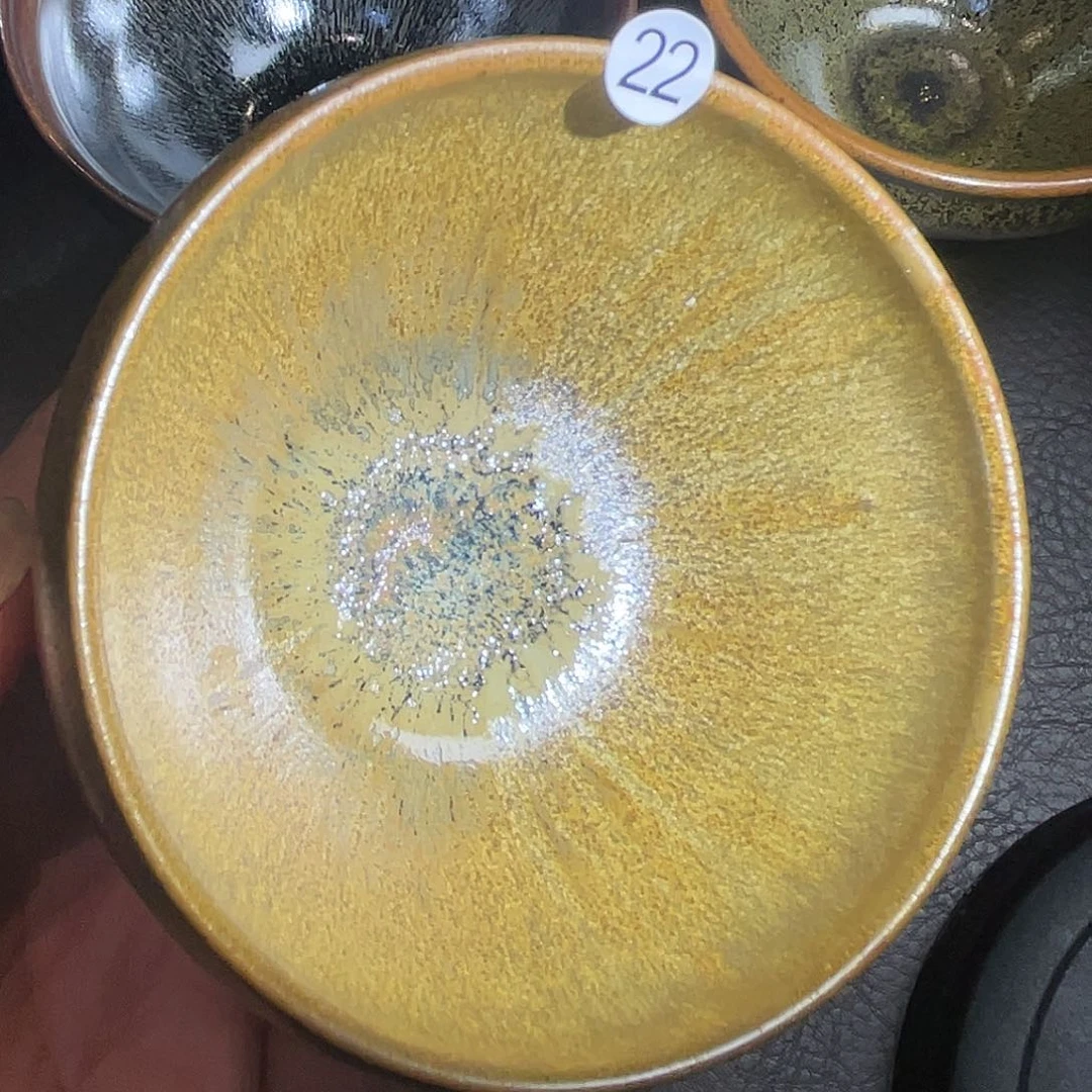 茶盏龙窑柴烧帝王黄钵钵器型