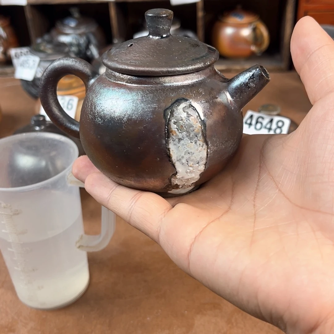 壶碾*尘柴烧茶器主人壶