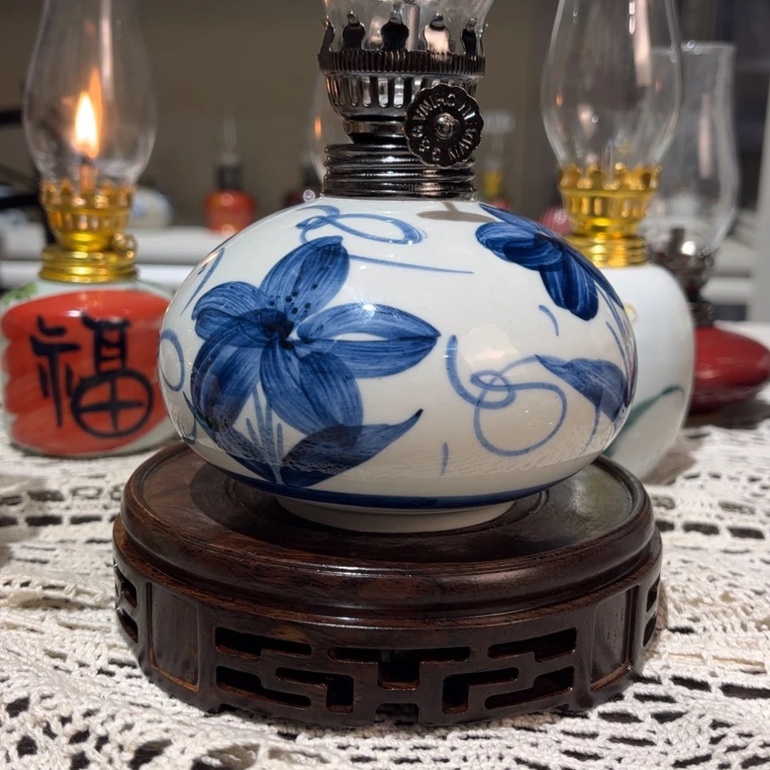 摆件景德镇陶瓷手工香薰灯