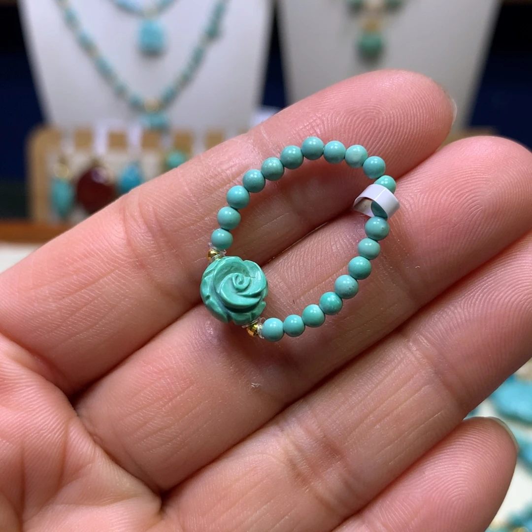 绿松石未镶嵌戒指