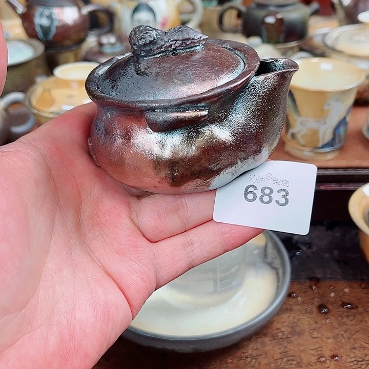 沁庐柴窑古法柴烧全手工茶具