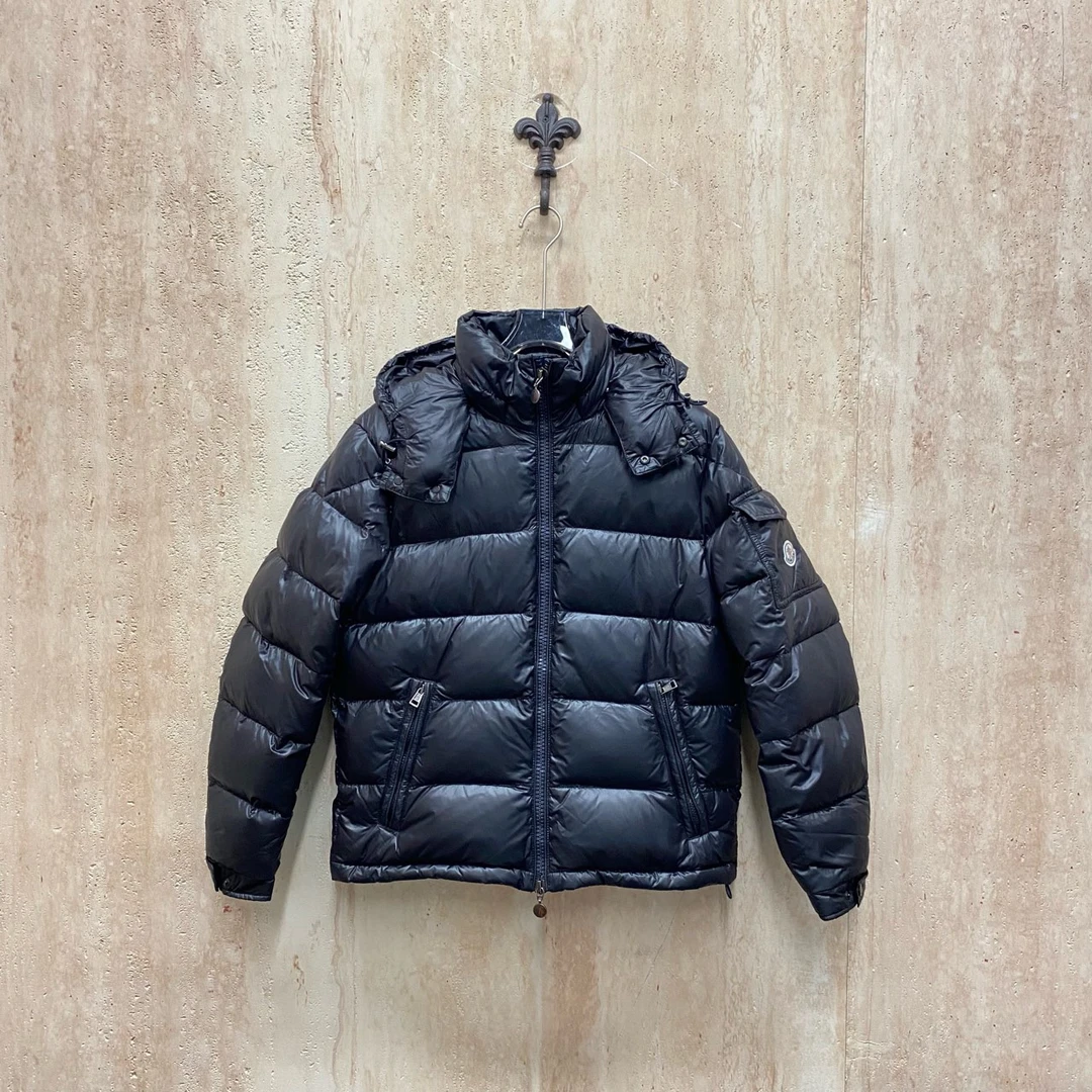 99新 MONCLER Moncler maya连帽羽绒服/2码33076