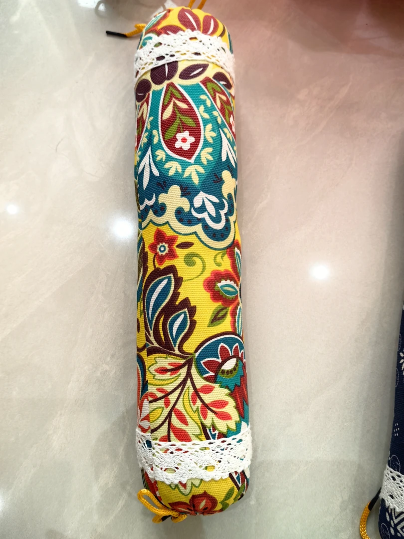 保健枕软硬适中圆柱形颈椎软硬两用圆形约500克艾草便携款通用