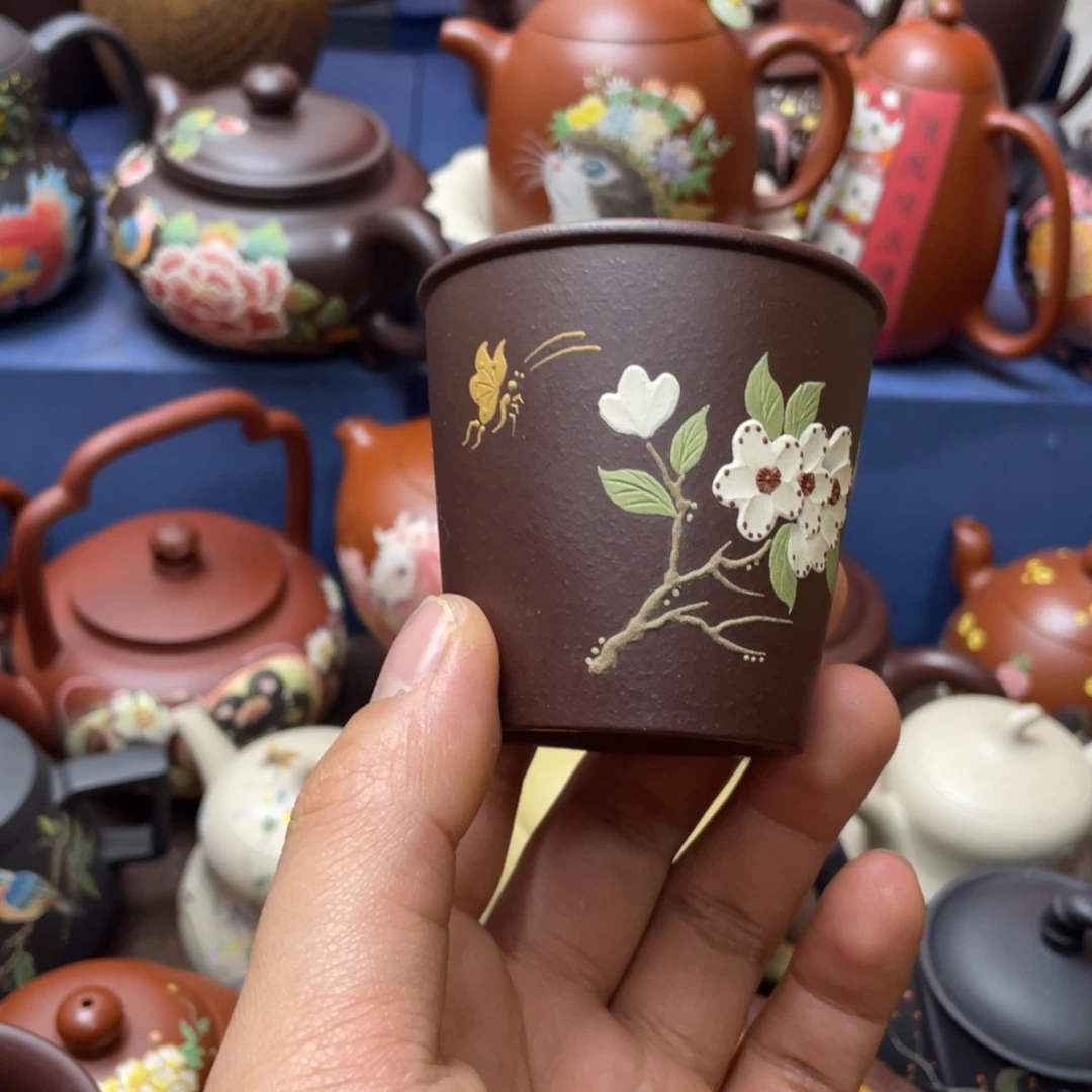 紫砂茶杯紫砂主人杯100cc