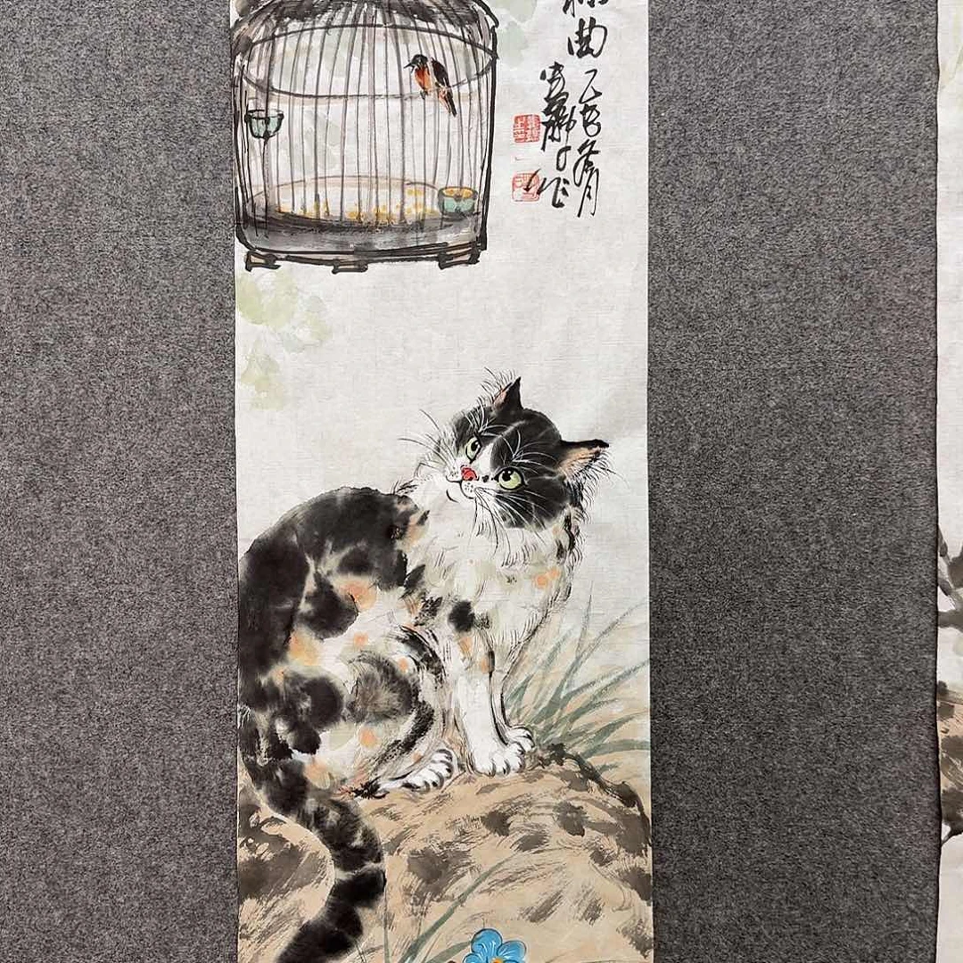 国画娄鹏老师手绘作品