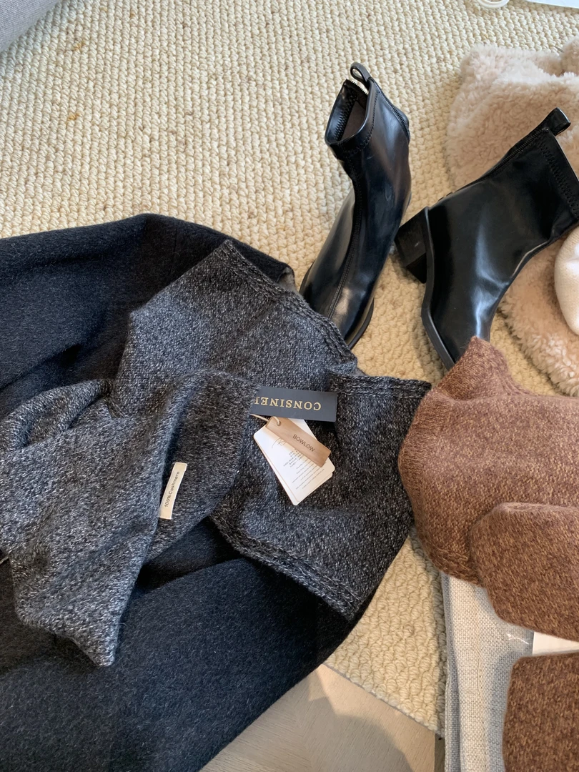 【朴大艺】100羊绒围巾韩系氛围感保暖针织百搭男女同款